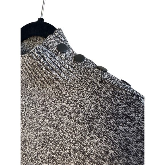 Dress Barn Women's XL Charcoal Sweater with Buttons - Picture 2 of 6